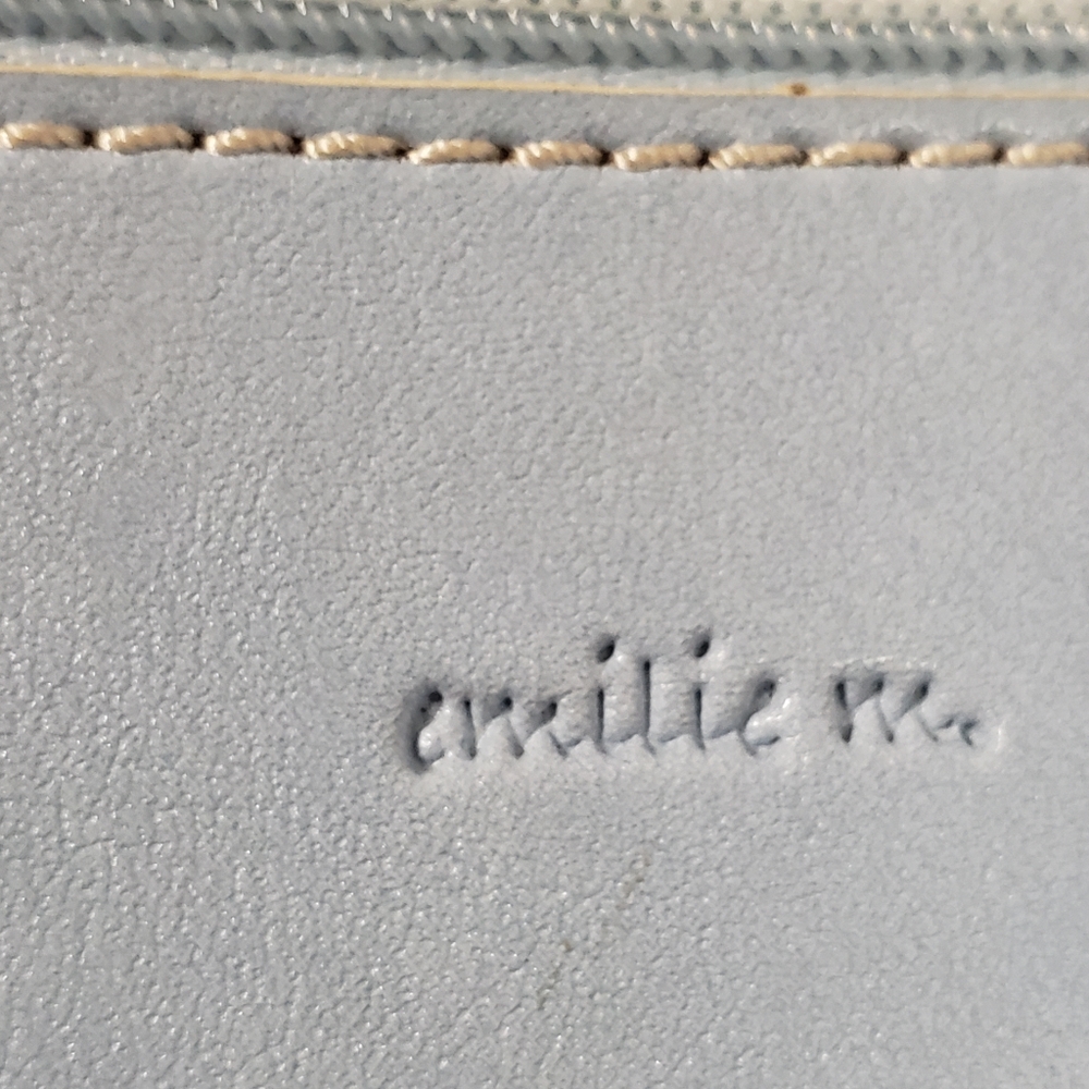 Emilie M. Women's Blue Shoulder Bag - Picture 3 of 11
